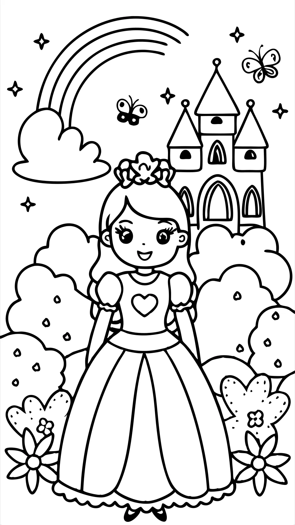 coloriages princesse gratuite